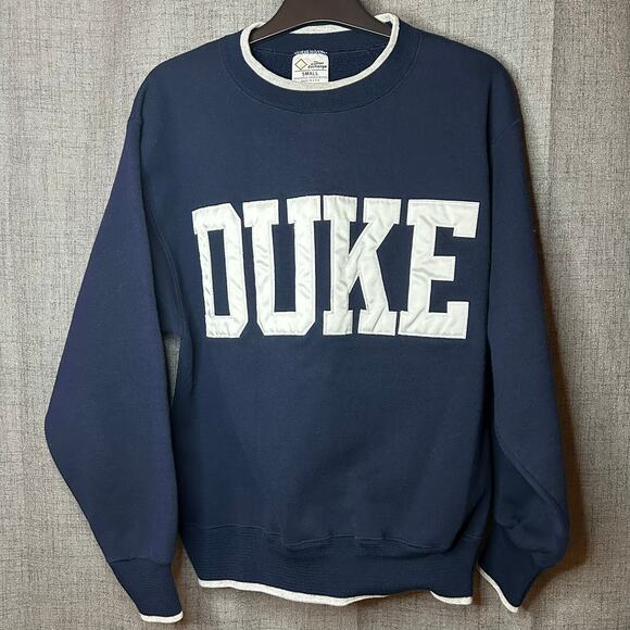 Vtg. 90's NCAA Duke University Crewneck Sweatshirt Size Small - Picture 1 of 3